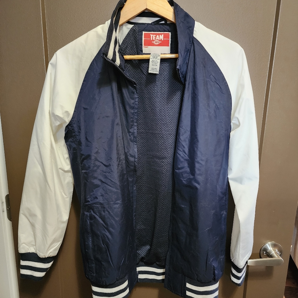Men's Navy and White Jacket